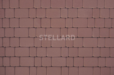 Тротуарная плитка Stellard Старый город Коричневая 60