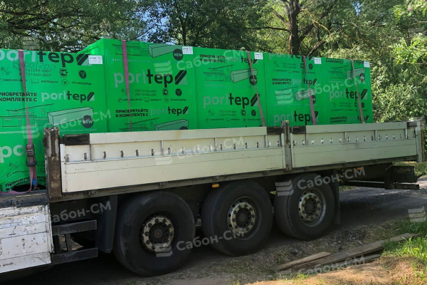 Газобетонные стеновые блоки Poritep Коломна 625х200х500, D500