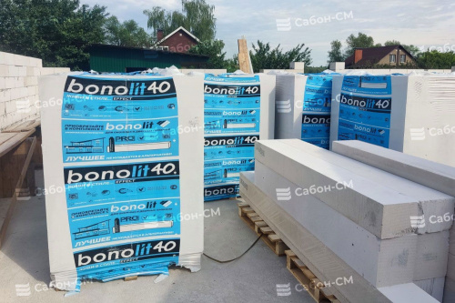 Газобетонные П-образные блоки Бонолит Проджект Электросталь 500х500х250, D500